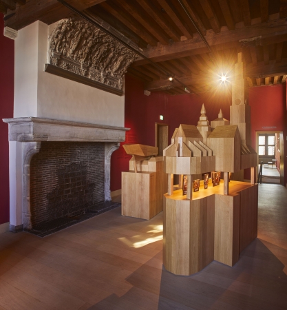 In de historische kamers van de burcht wordt het verhaal van Antwerpen verteld. (Foto: Kris Vandevorst, OE)
